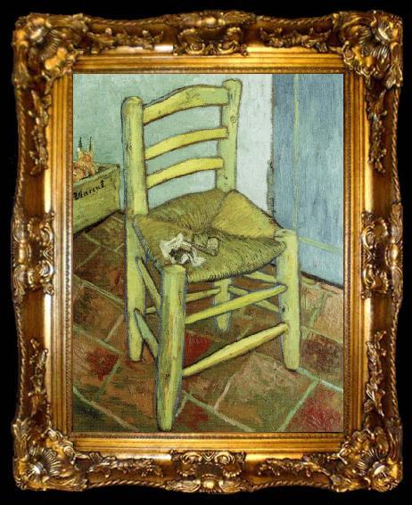 framed  Vincent Van Gogh stolen och pipan, ta009-2